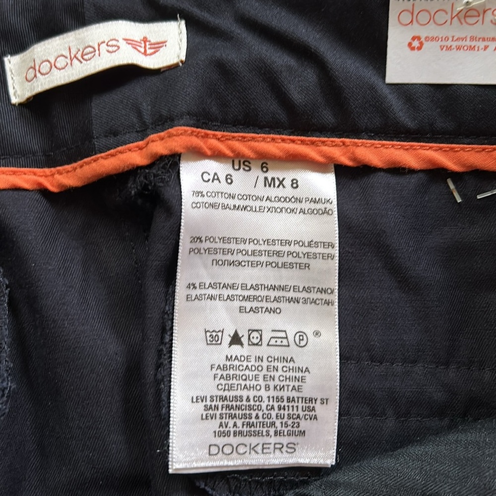 NWT Dockers Womens Metro Bermuda Shorts Sz 6 - Picture 8 of 13